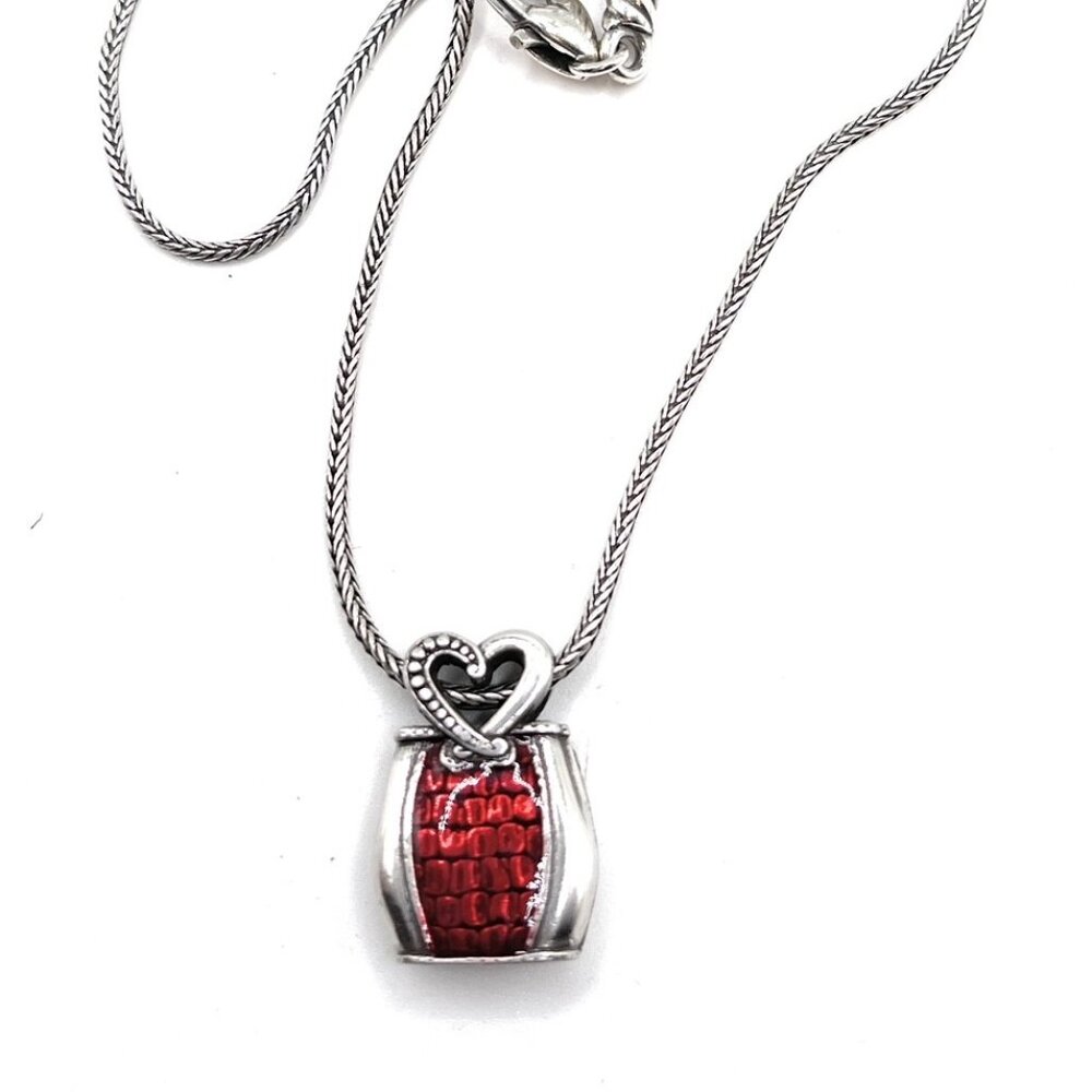Brighton Red Purse Charm Necklace - 5978